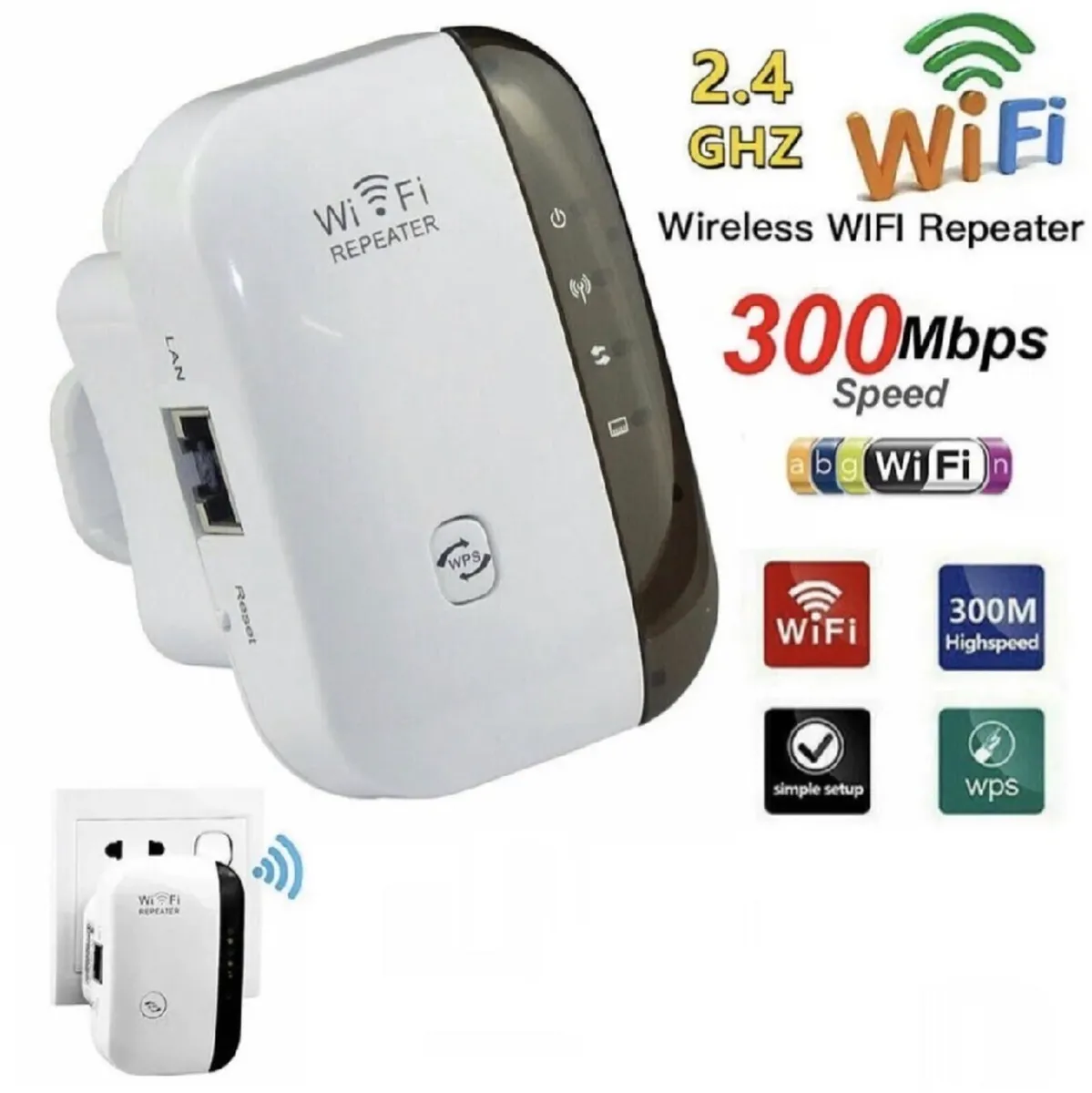 WiFi Signal Extender Range Booster Repeater NEW - Image 1