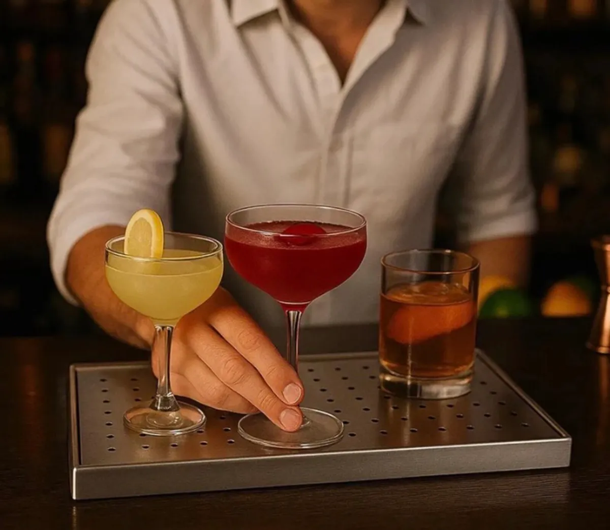 Home Bar Drip Tray Stainless Steel 12” x 6” NEW - Image 1