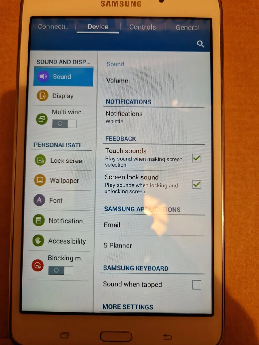 Samsung Galaxy Tab 4 Tablet, Model SM-T230, 8GB - Image 3