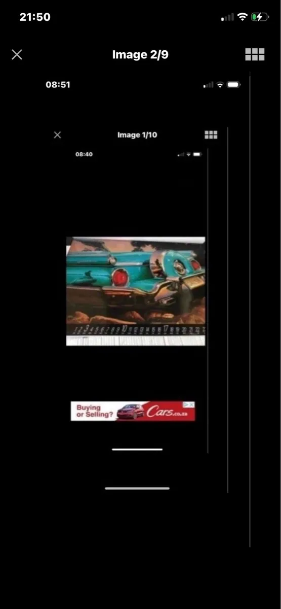 1991 US Classic Cars Calendar - Image 2