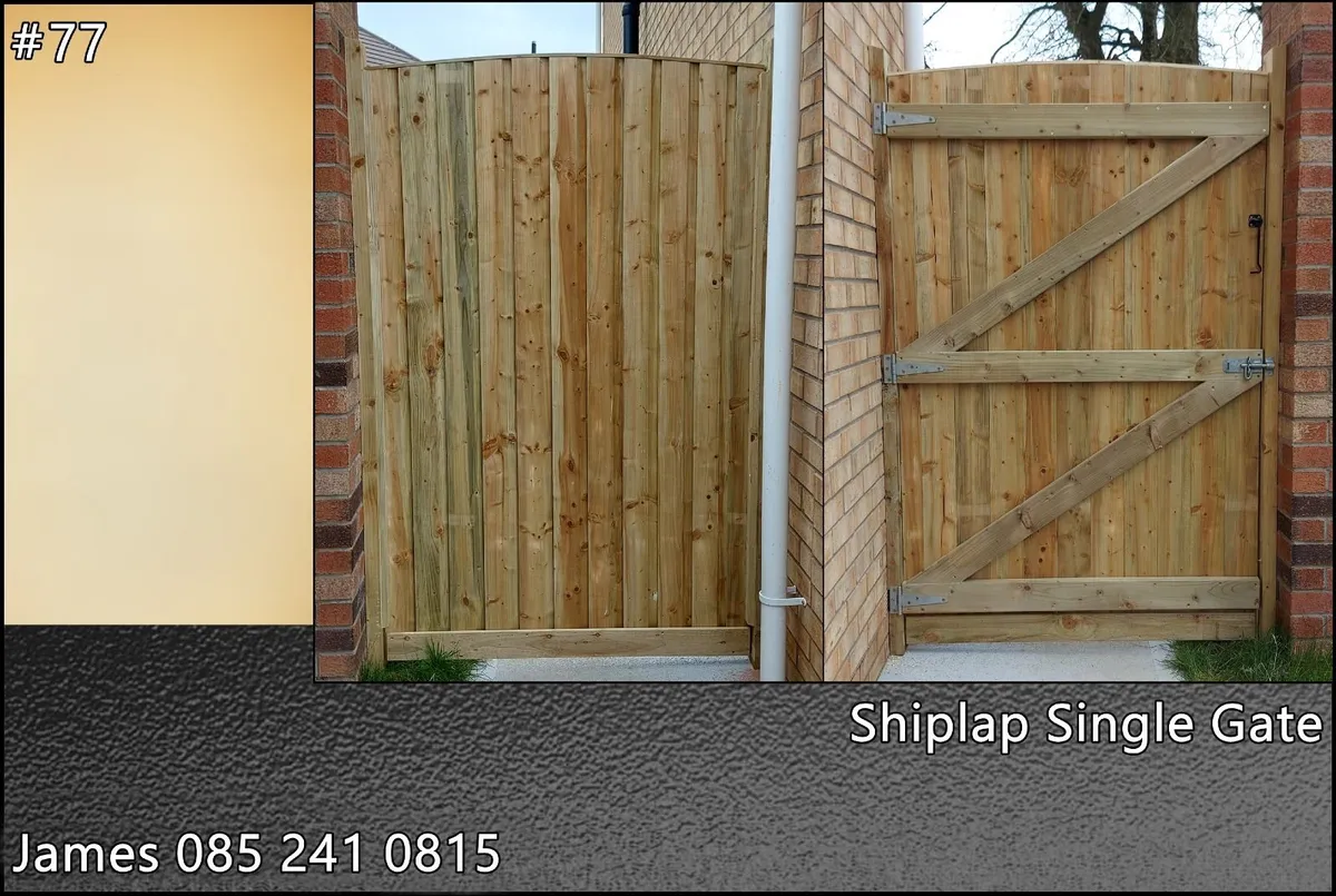Timber Gates Free Installation - Image 1