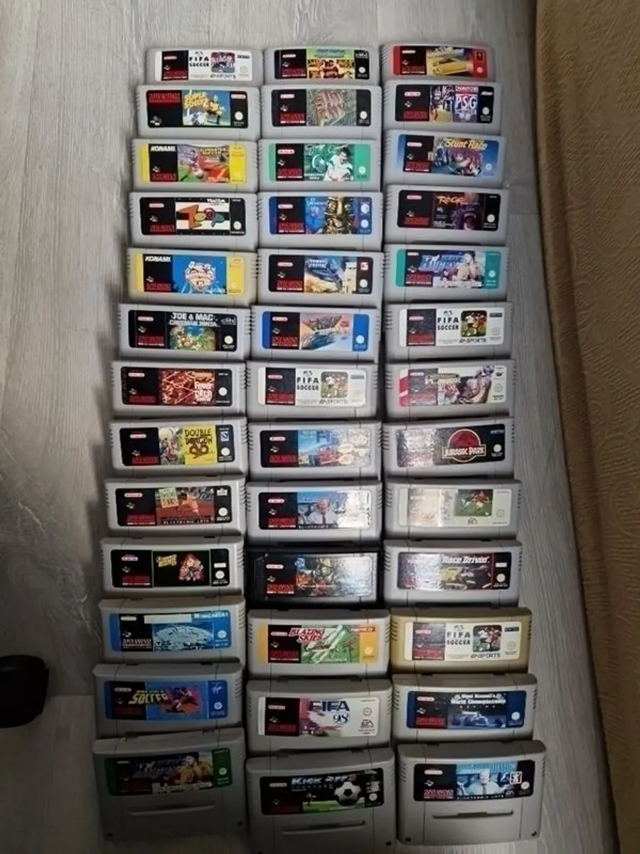 Snes updated 25/01/26 Super Nintendo Arcade Retro games Original - Image 1