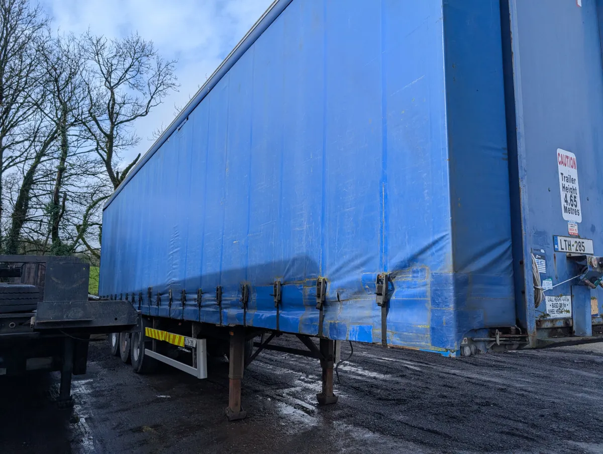 45 ft 3 axle Curtain trailer  4.65 - Image 1