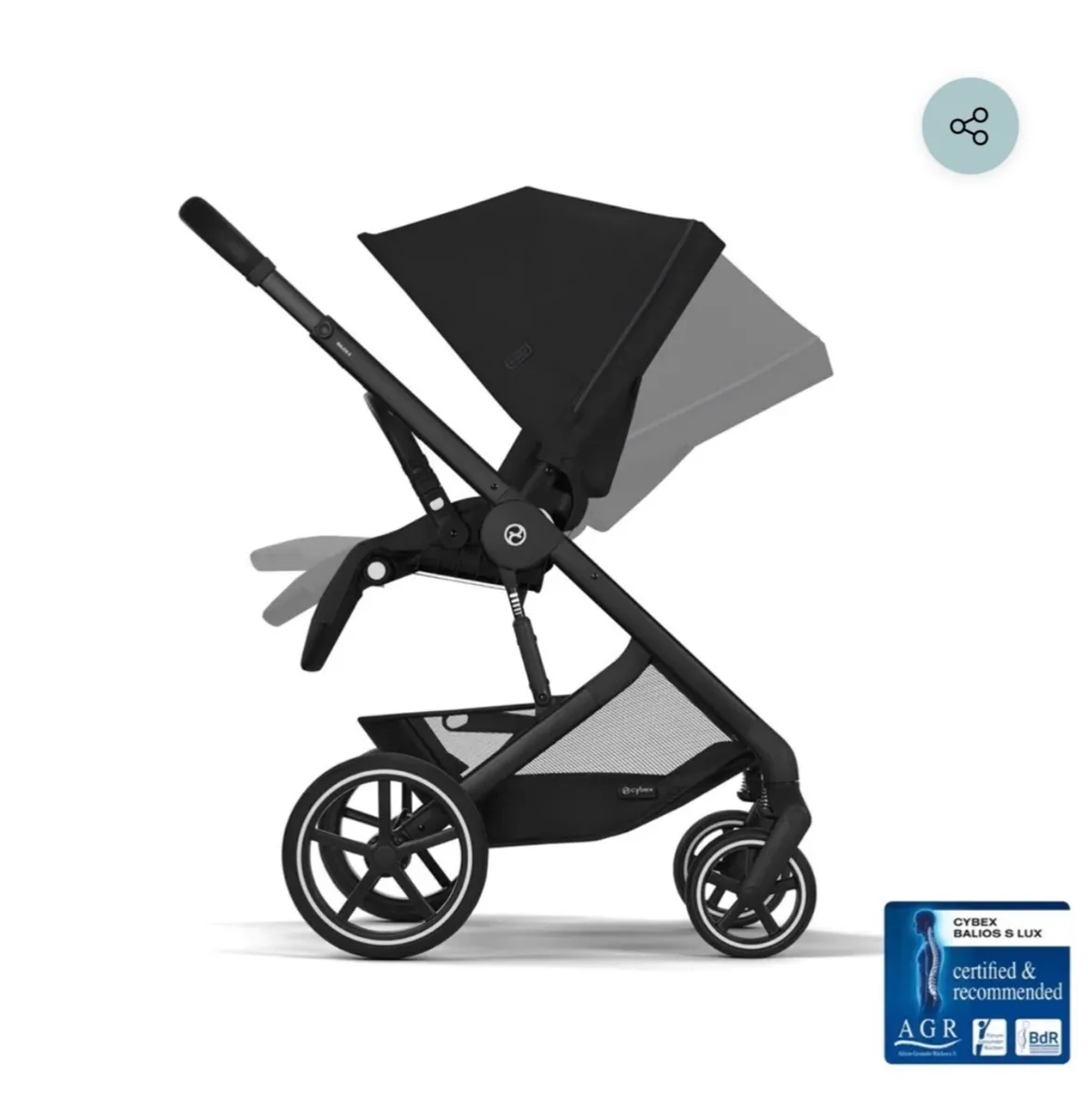 Cybex Balios Lux 2-in-1 Travel System – Excellent - Image 3