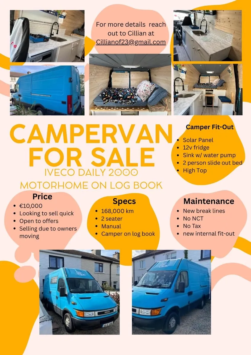 Iveco daily campervan - Image 3