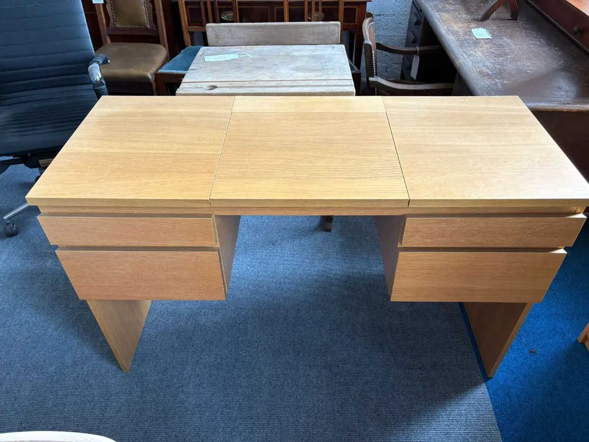 Preowned Desk/Vanity w1250mm - £60+VAT - COLLECTIO - Image 1