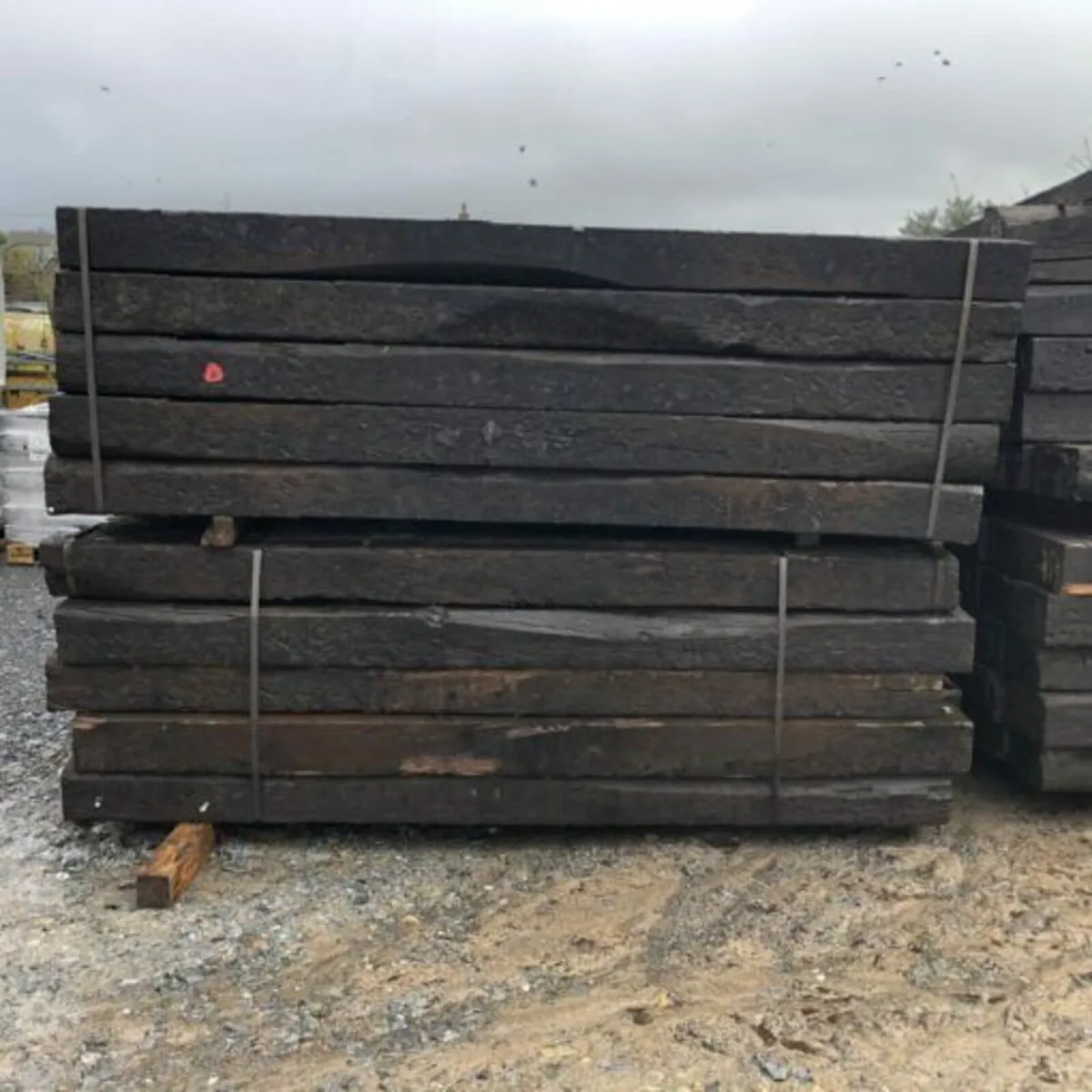 Reclaimed European Railway Sleepers "Grade A" - Image 2