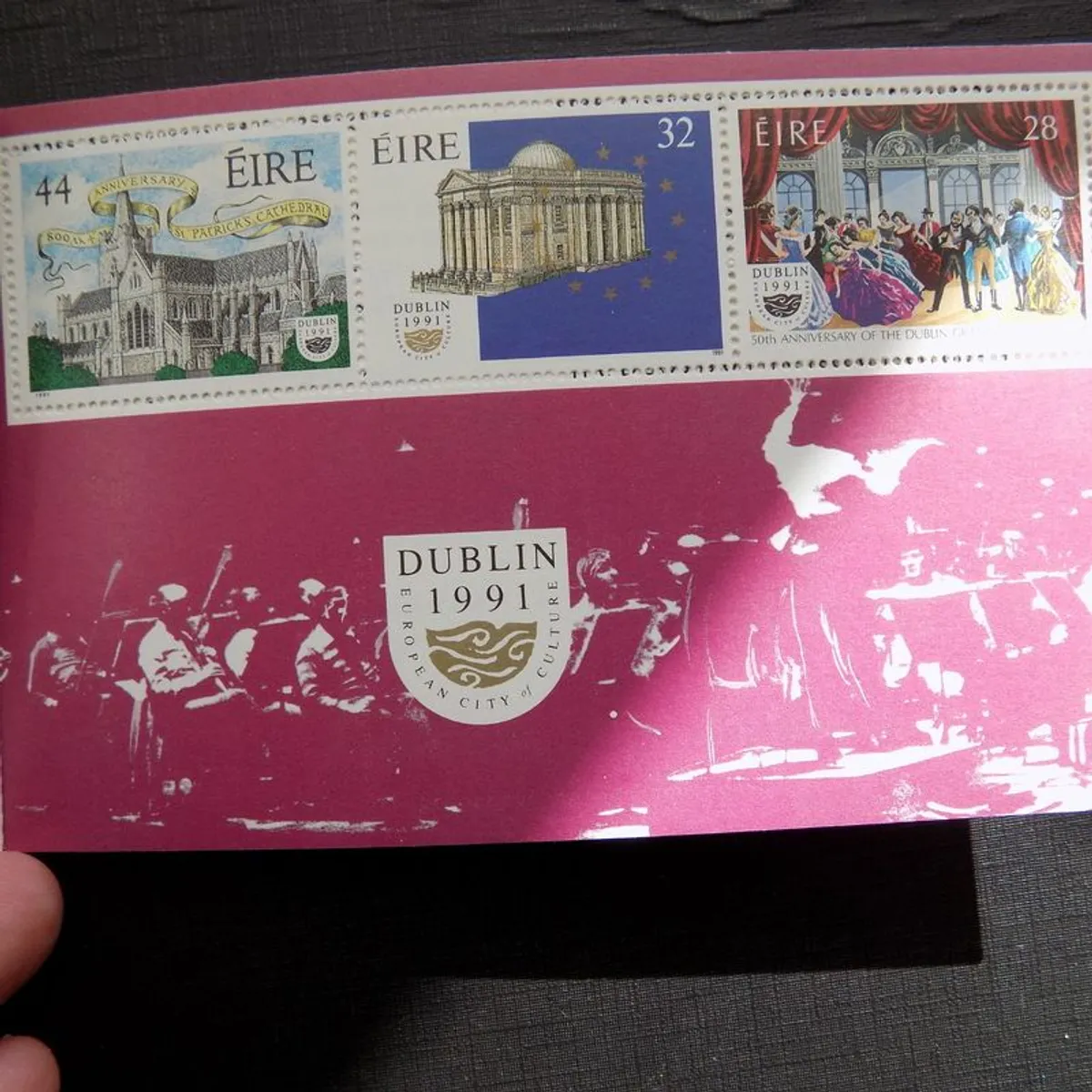 Ireland 1991.European City of Culture.Two Pane Stamp Booklet.MNH. - Image 3
