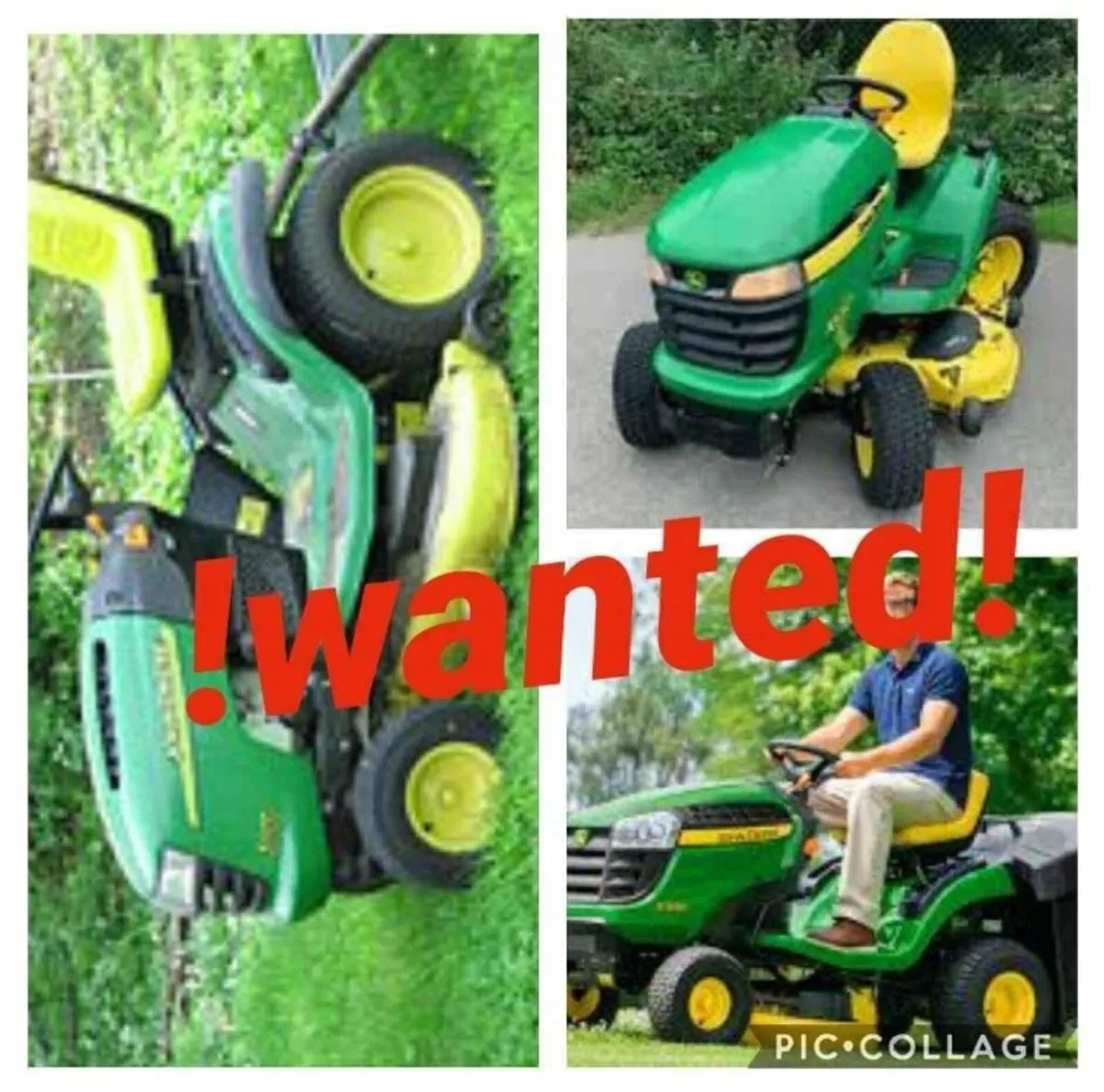 Ride on mower