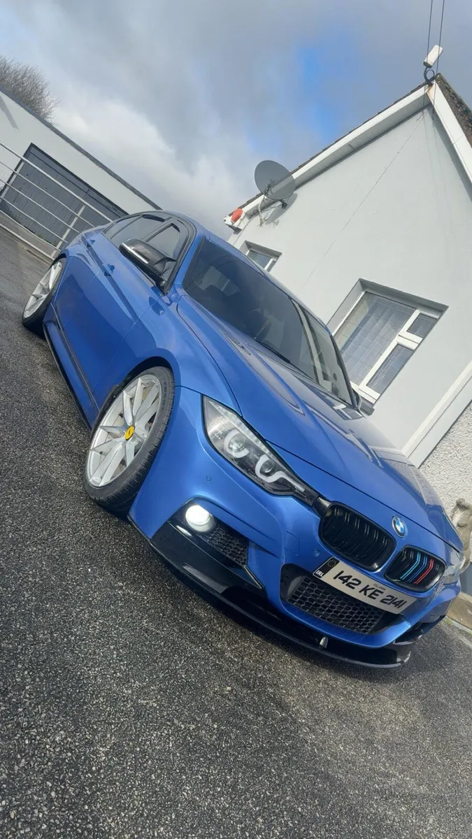 BMW m sport front lips gloss black