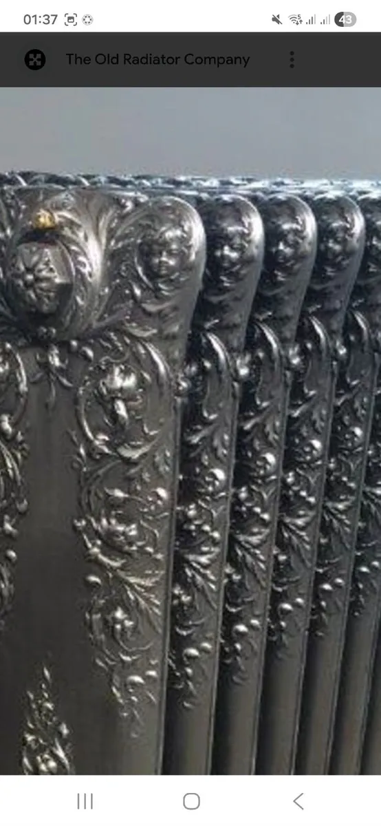 Antique cast iron radiator (RARE) - Image 1