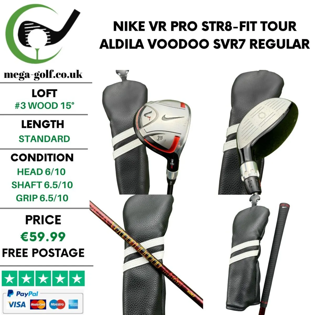 Nike VR Pro STR8-Fit Tour #3 Wood 15° / Regular - Image 1