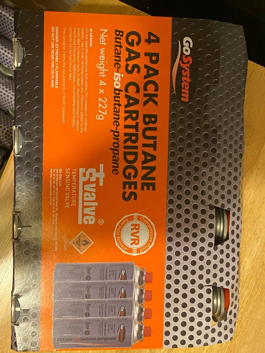 Go System Bayonet Campingaz cartridges 220g x 28 - Image 2