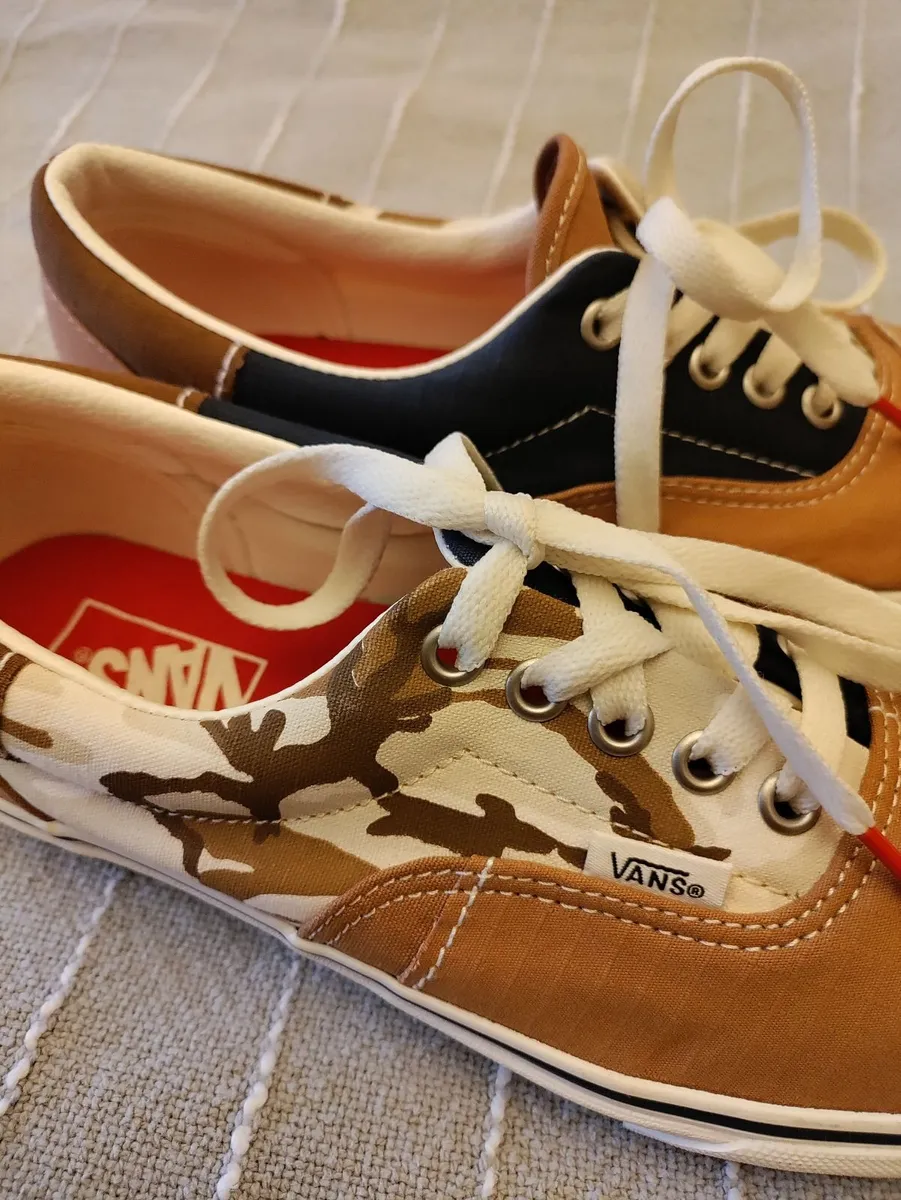 Vans Camo trainers 8uk - Image 3