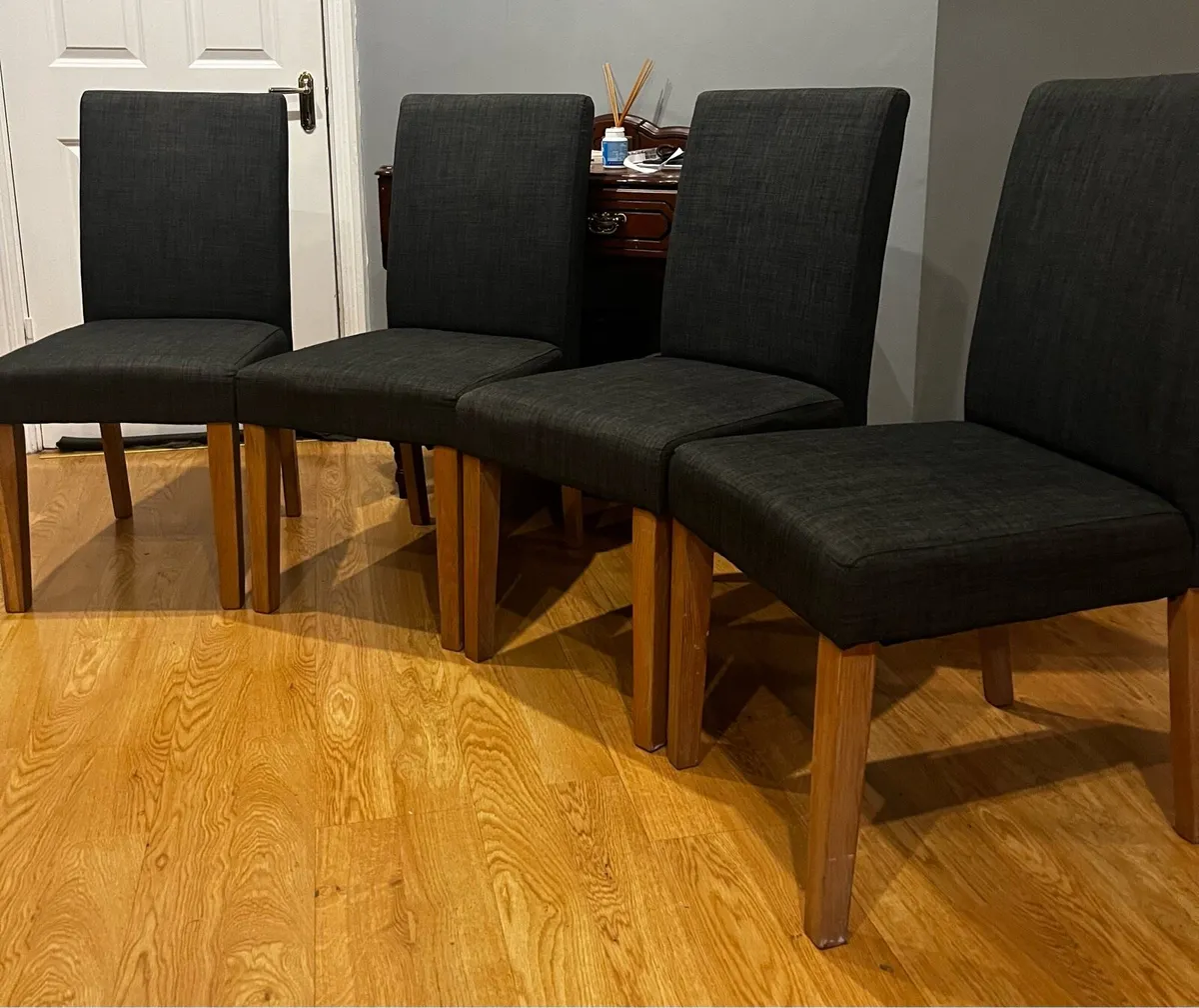 NEXT Grey Moda dining chairs - Image 1