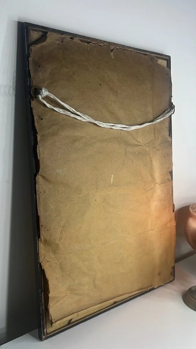 Hand Embroidere Saint Anthony & Child Jesus - Image 2