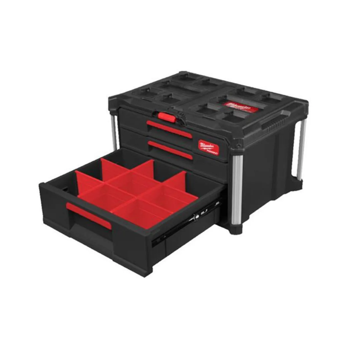 Milwaukee PACKOUT 2+1 Drawer Tool Box 4932493190 - Image 3