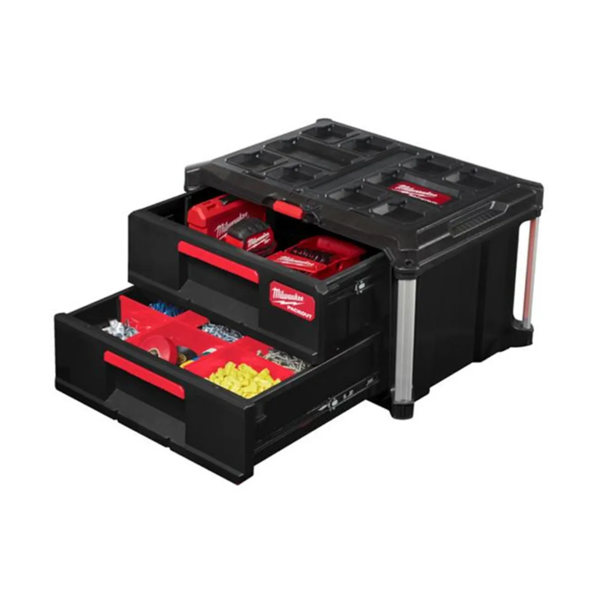 Milwaukee PACKOUT 2 Drawer Tool Box 4932472129 - Image 3
