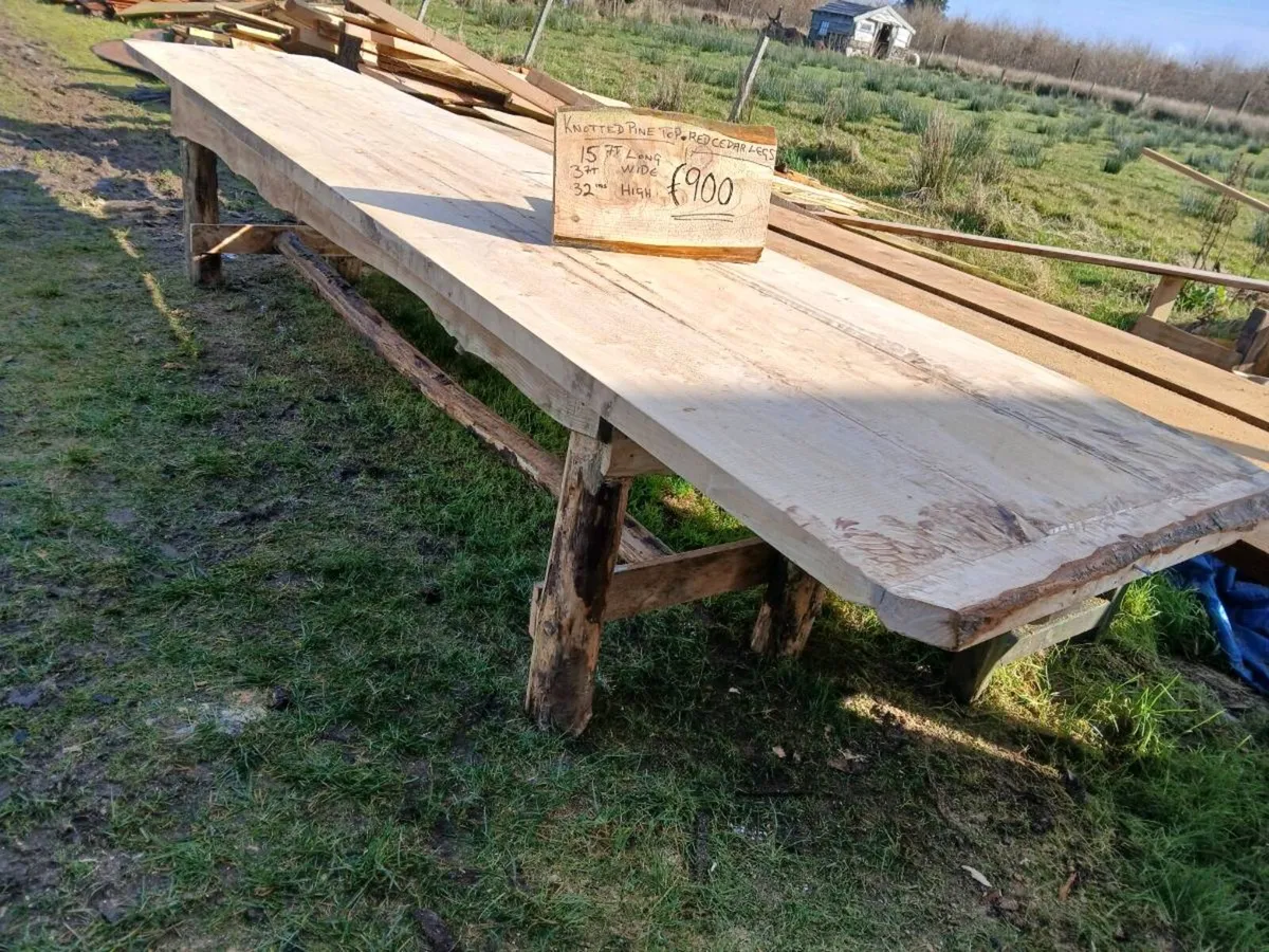 Selection of Rustic Tables - Image 1