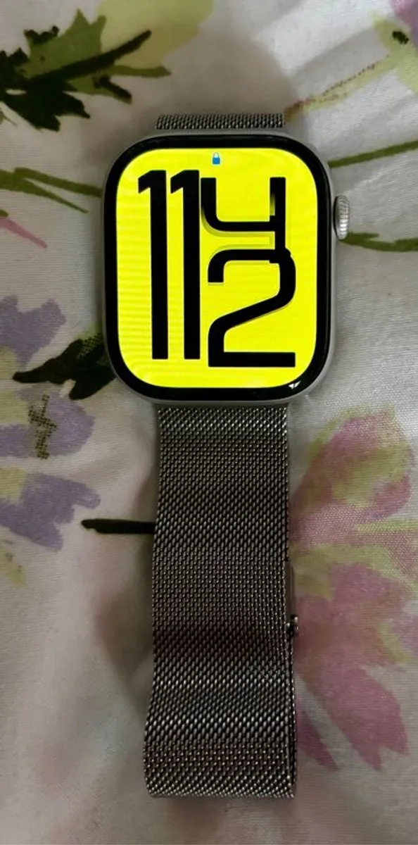 Apple Watch Series 10 | 46mm | Silver Aluminium Case Blue Cloud Sport Loop - Image 1