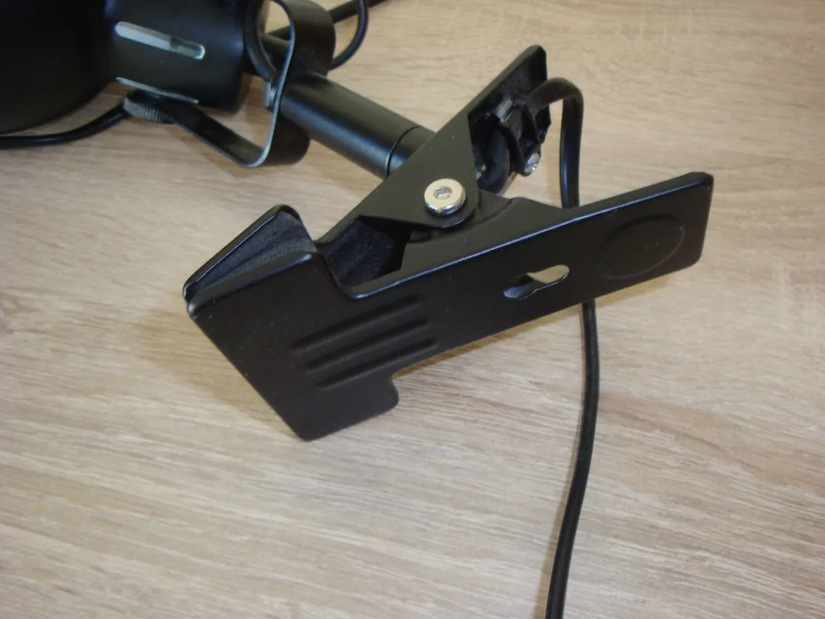 Clamp lamp - BLACK - Image 2