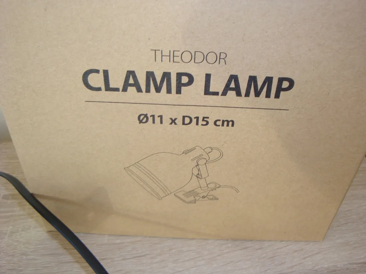 Clamp lamp - BLACK - Image 3