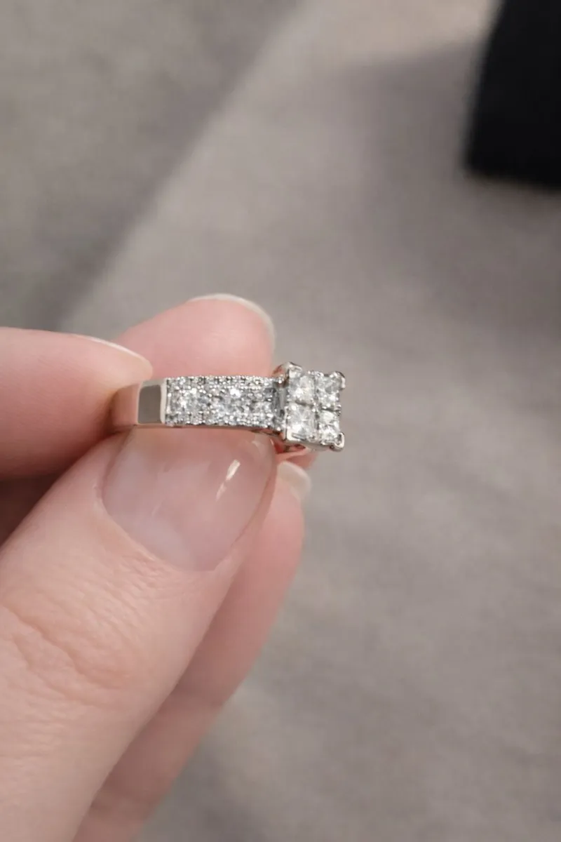 1.05ct Diamond Engagement Ring – 18ct White Gold - Image 4