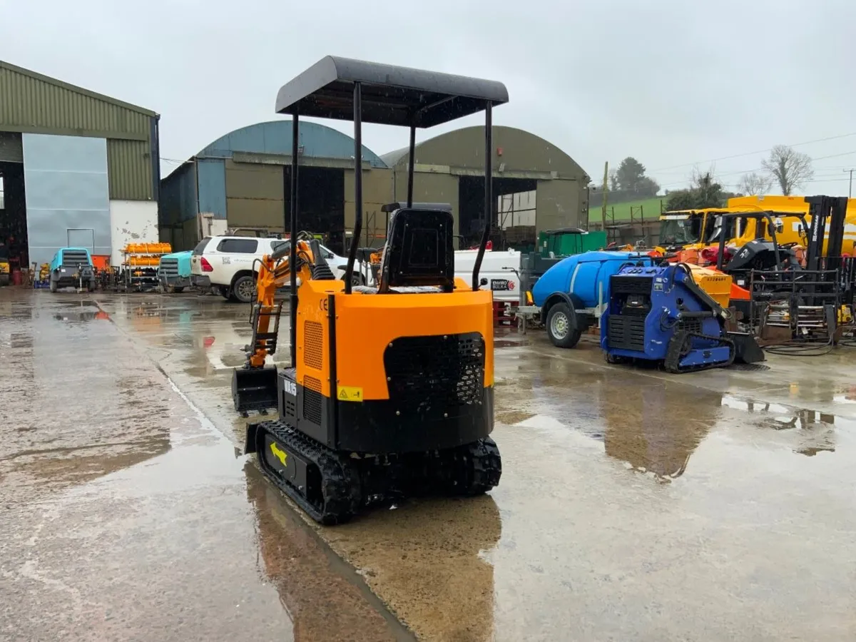 UNUSED MIVA 1.5 TONNE MINI DIGGER...DIESEL....88w. - Image 4