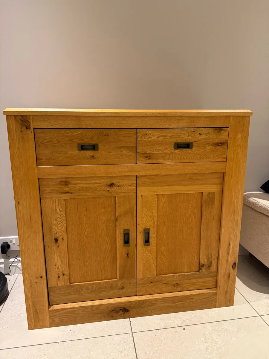 Side Board and Mirror - Image 1