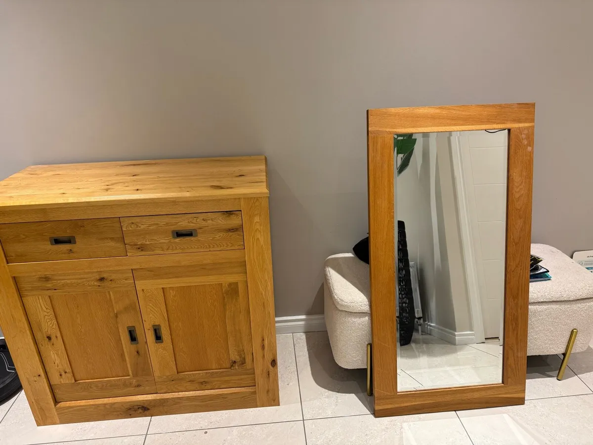 Side Board and Mirror - Image 3