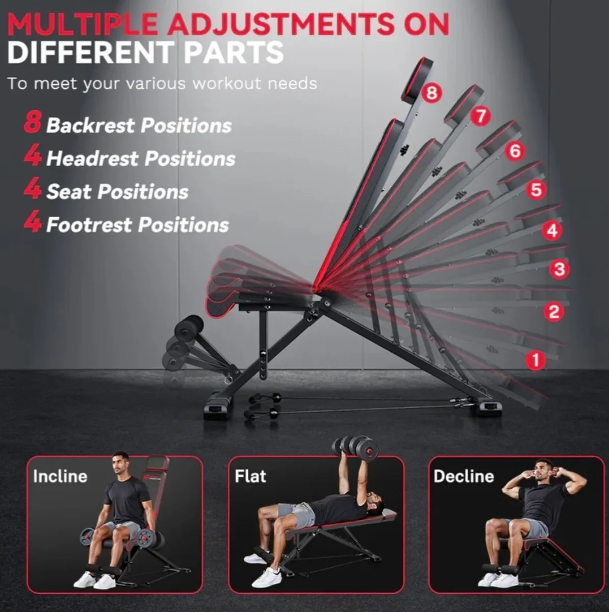 Foldable Weight Bench - Image 3