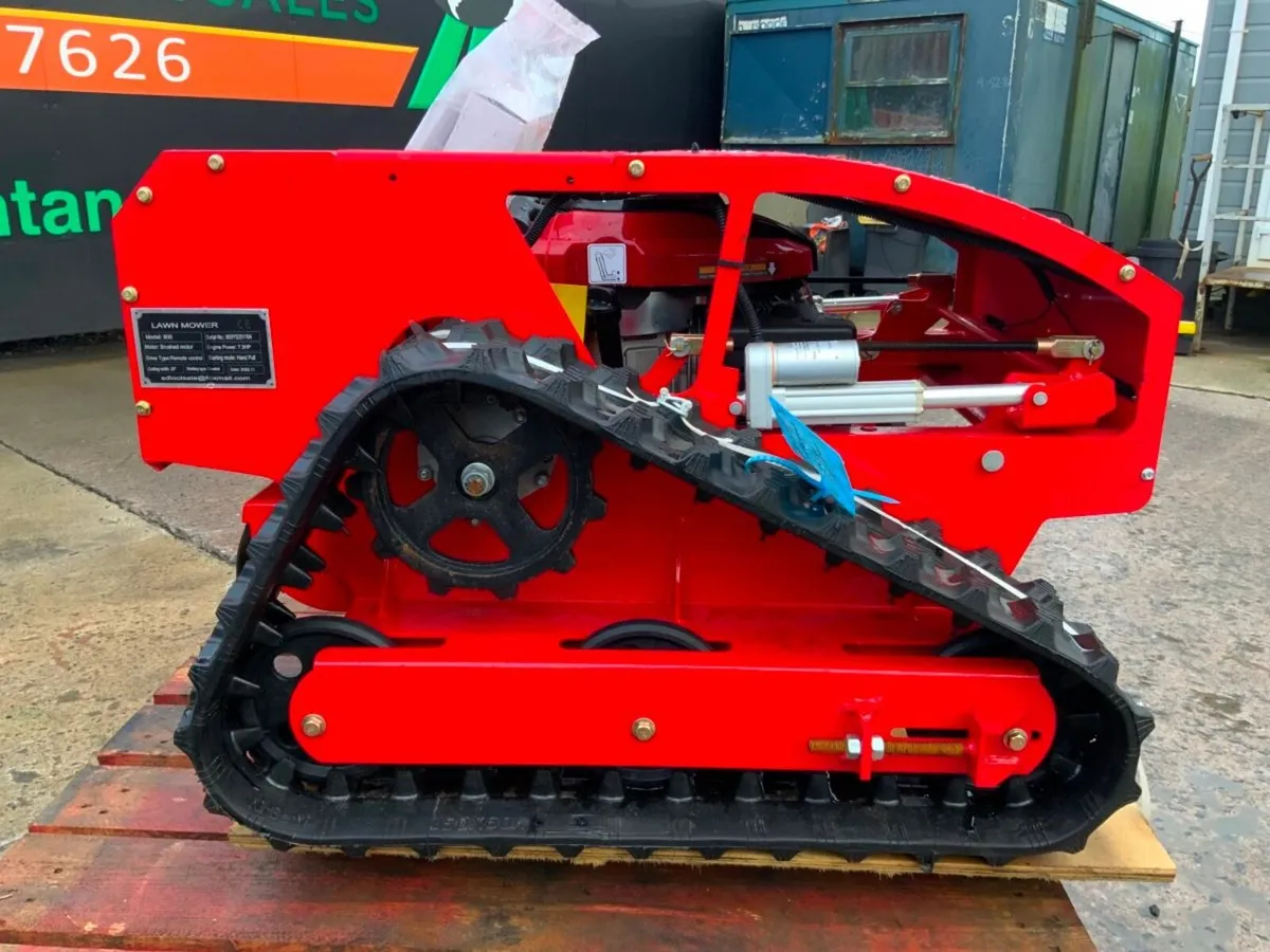 UNUSED RADIO CONTROLLED TRACKED MOWER....145 - Image 2