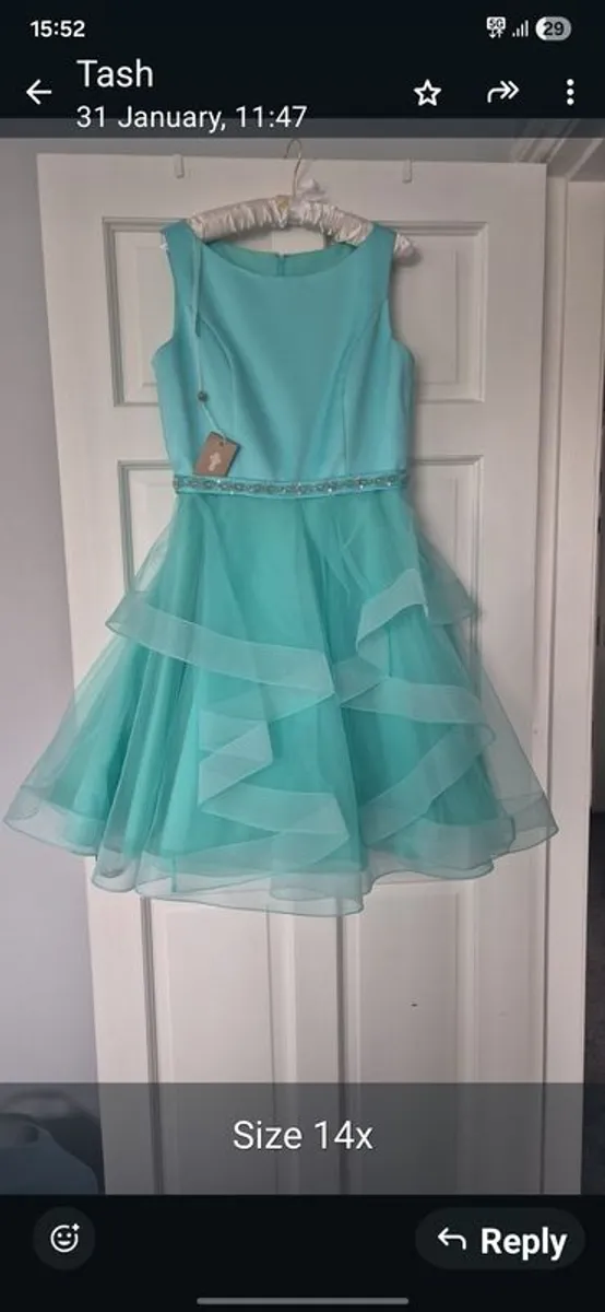 Confirmation Dress size age 14+