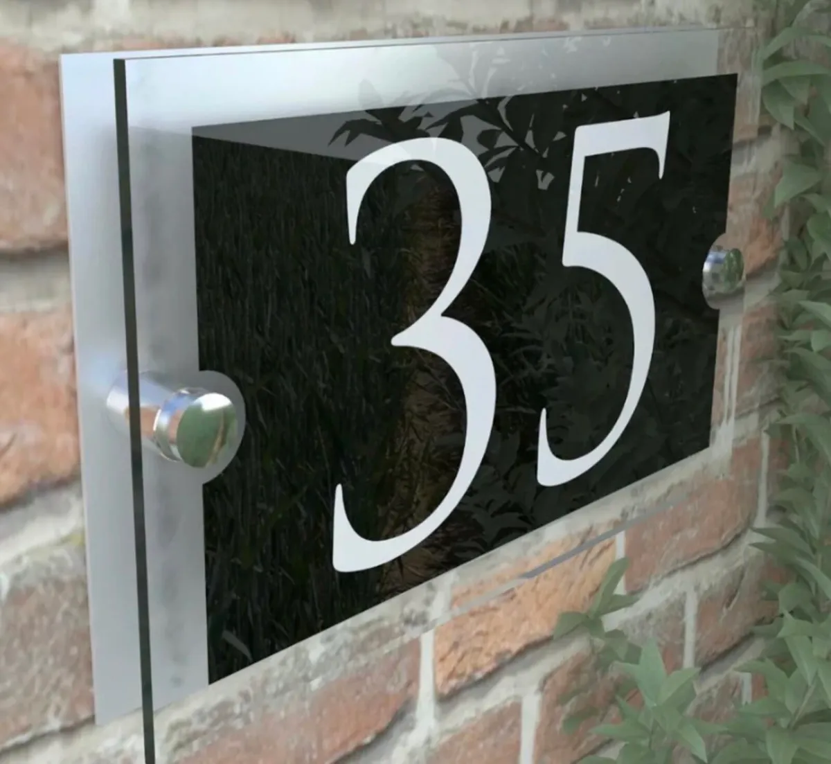 Personalised Anthracite House Sign Plaque - Image 3