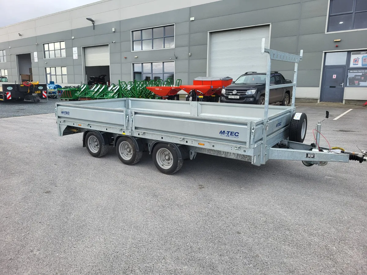 New MTec 14ft x6ft Tri Axle Flatbed - Image 1
