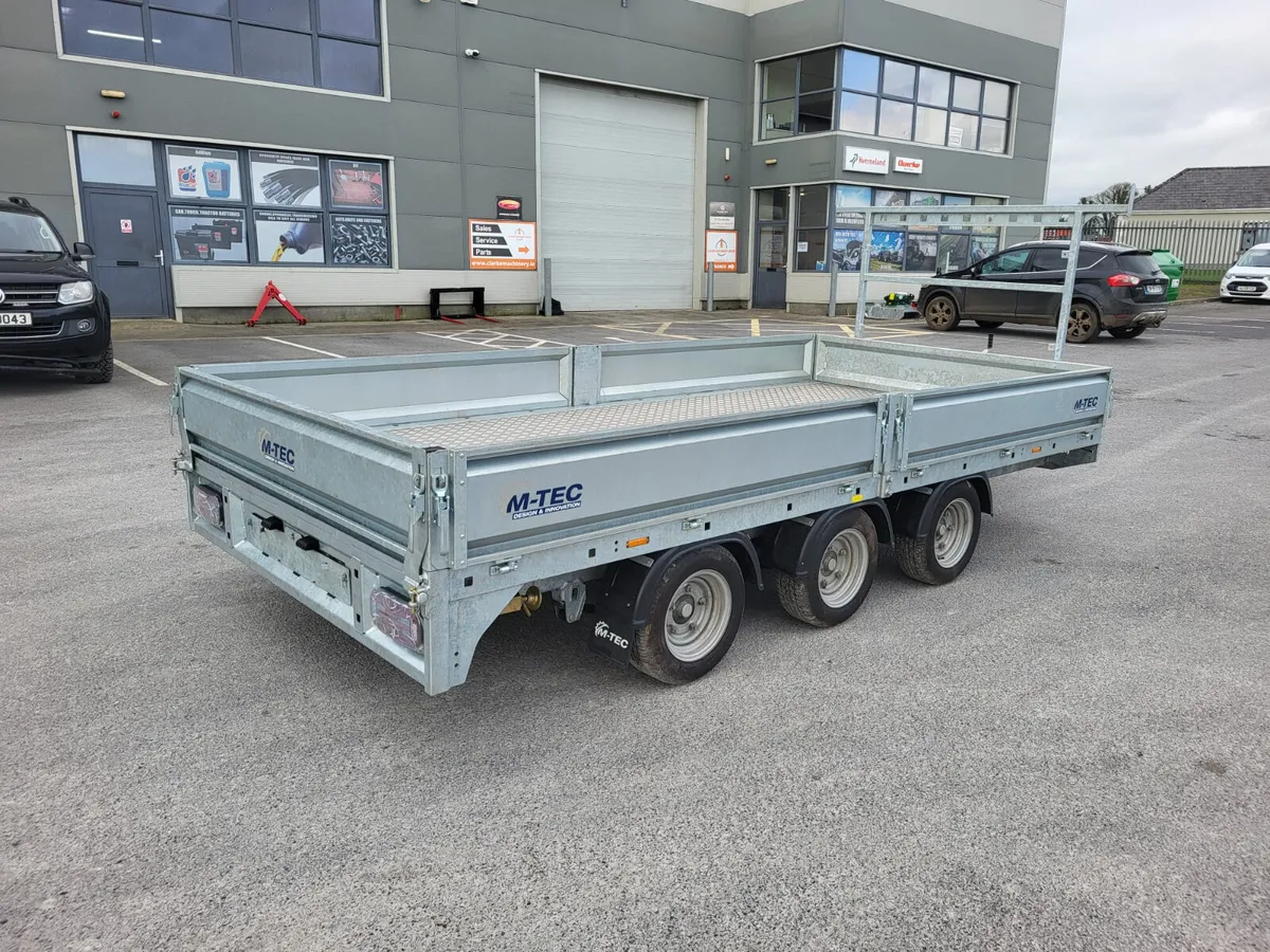 New MTec 14ft x6ft Tri Axle Flatbed - Image 3