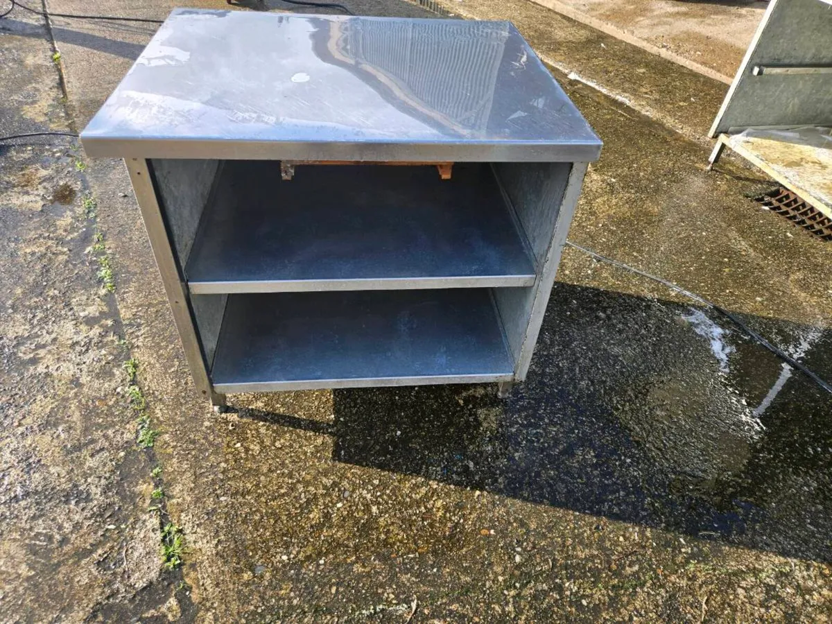 Stainless steel benches and sinks - Image 1