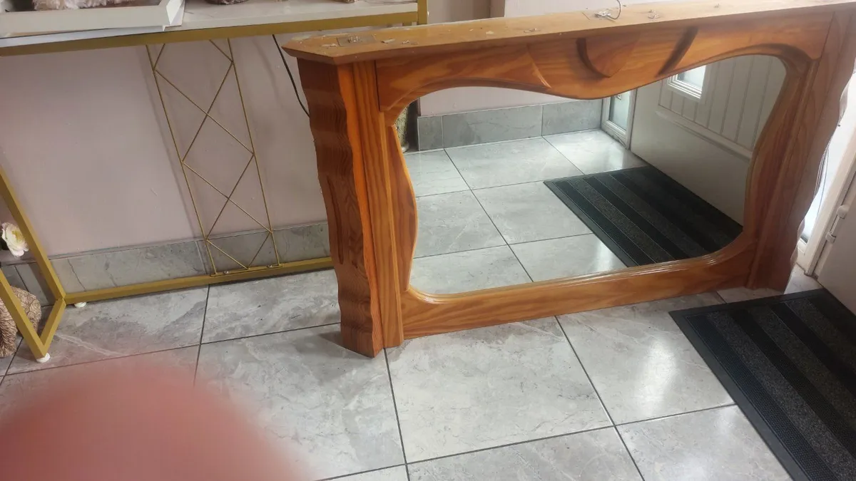 Fireplace and Mirror - Image 1