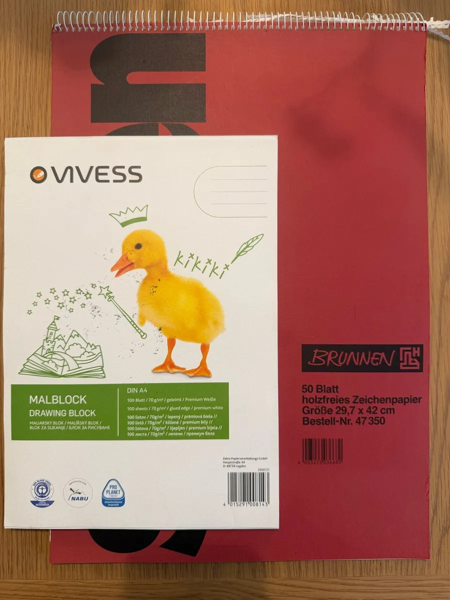 Derwent watercolour pencils and drawing blocks - Image 2