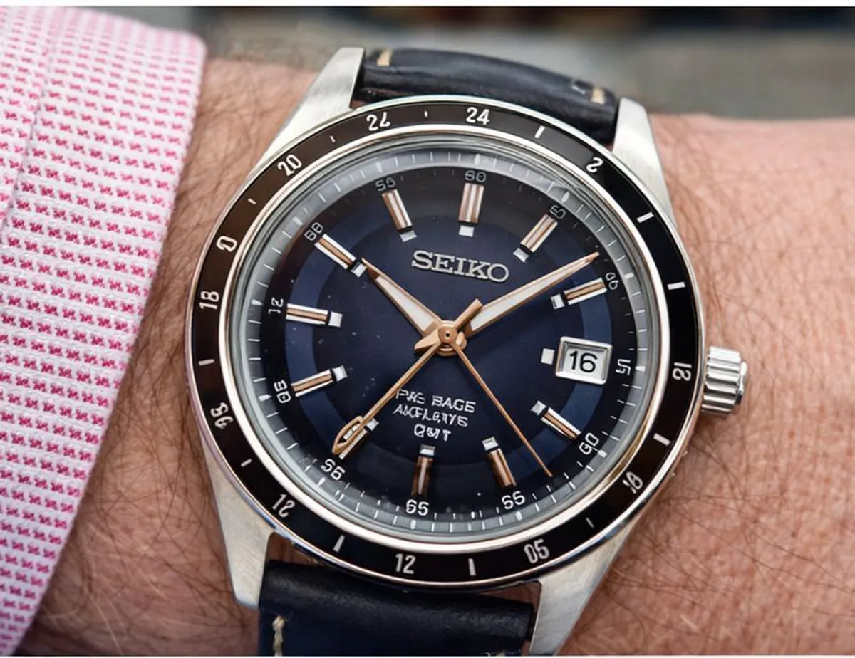 Seiko Presage Style 60s GMT SSK009J1 Automatic watch year 2023 - Image 1