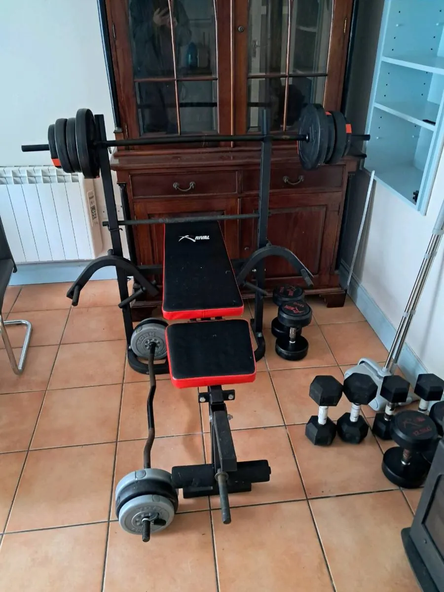 Bench and weights - Image 3
