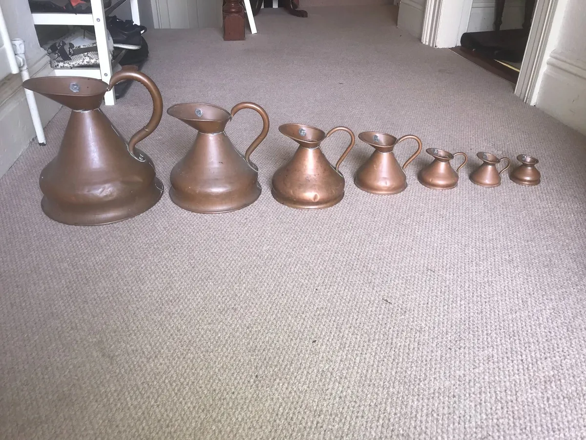 Whiskey Measures- Antique- Copper - Image 2