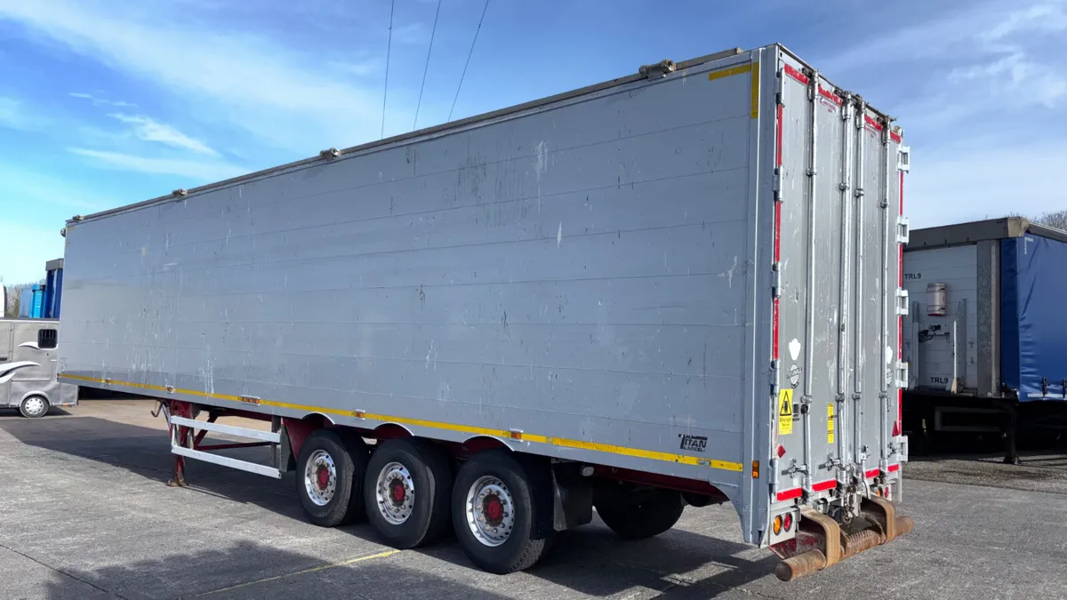 2014 TITAN Walking floor V9 Steel floor 50/50 nets - Image 3