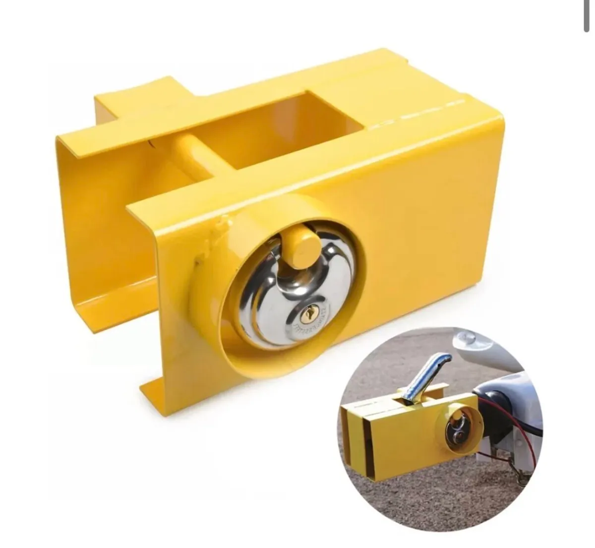 Coupling Hitch Lock Trailer Security NEW - Image 3