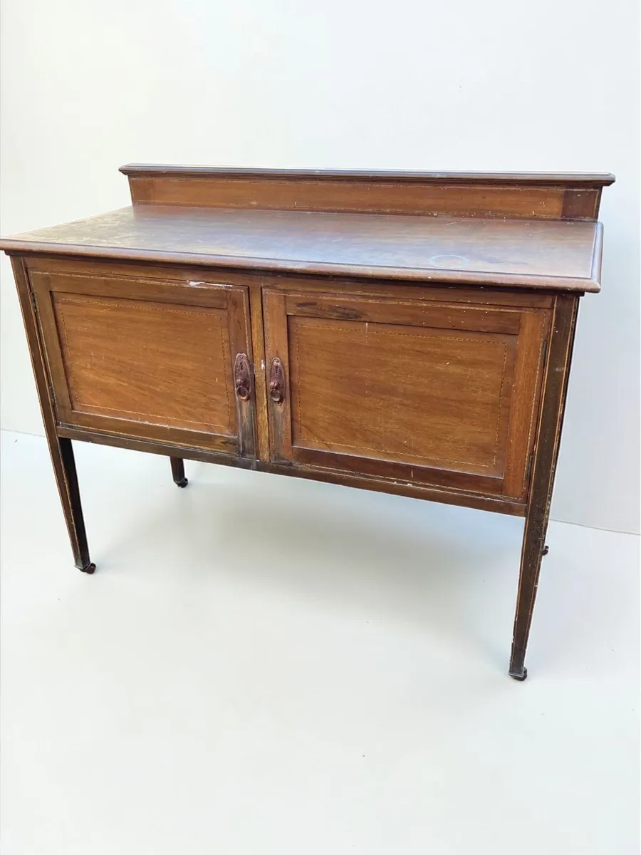 Antique Wash Stand - String Inlay - Image 2