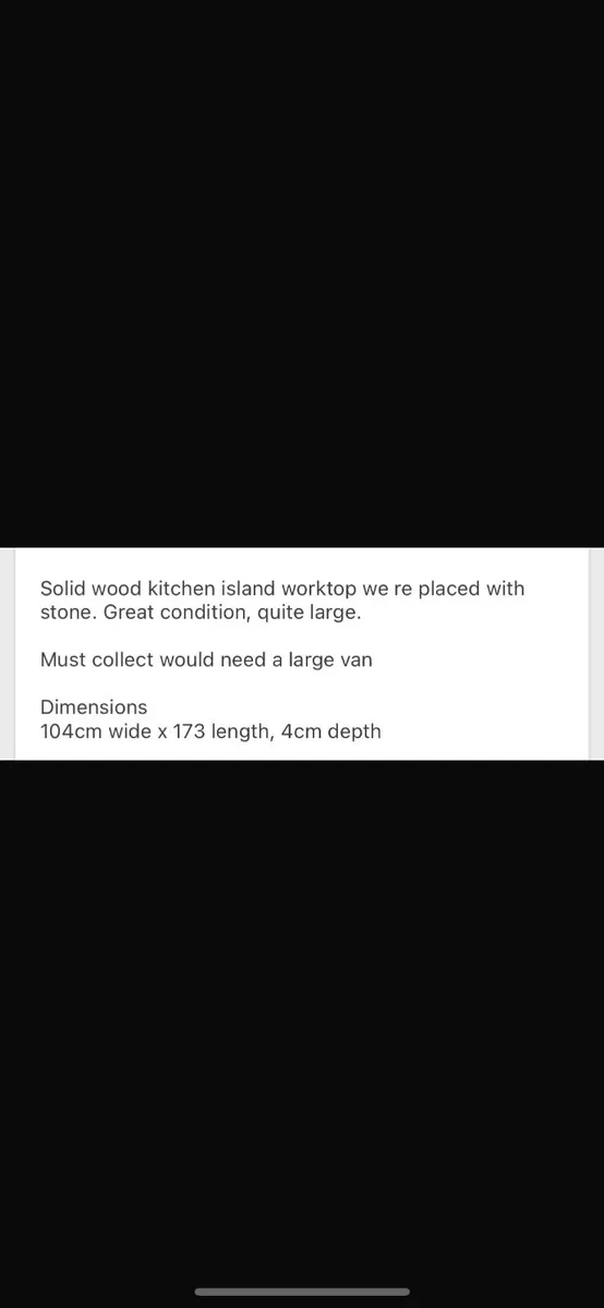 Counter top solid wood - Image 2