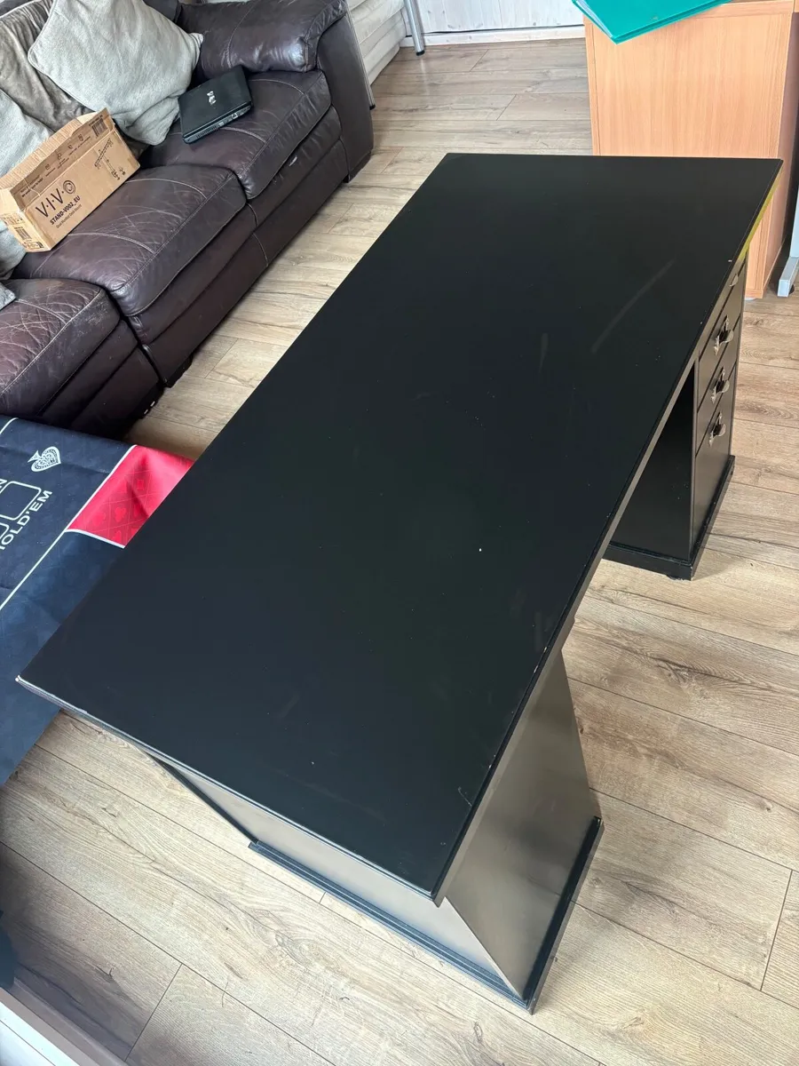 Drawer and desk black - Image 4