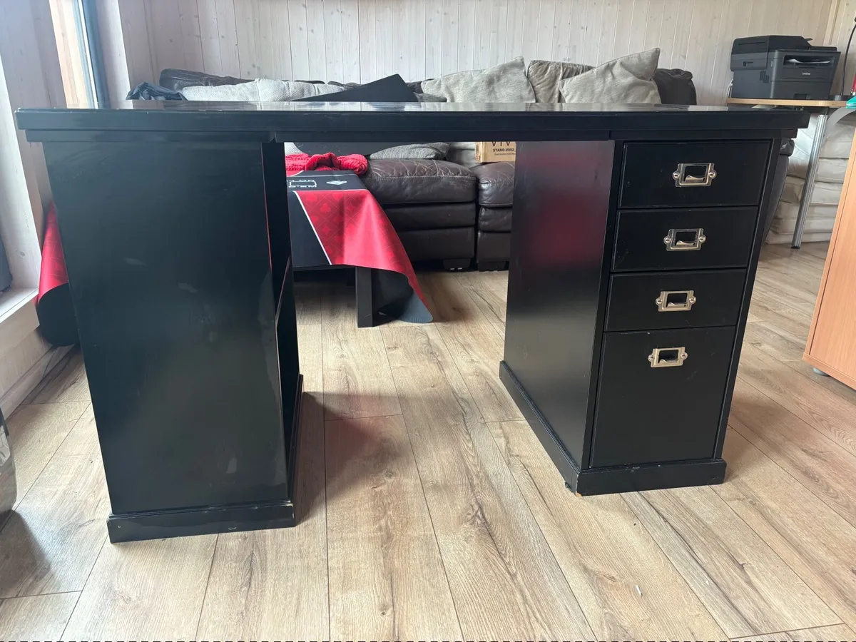 Drawer and desk black - Image 3