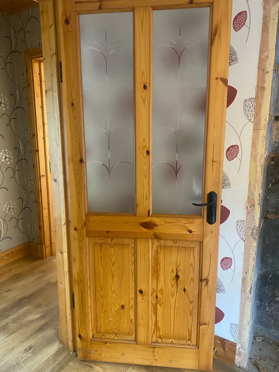 Glass panel doors 32” by 80” - Image 1