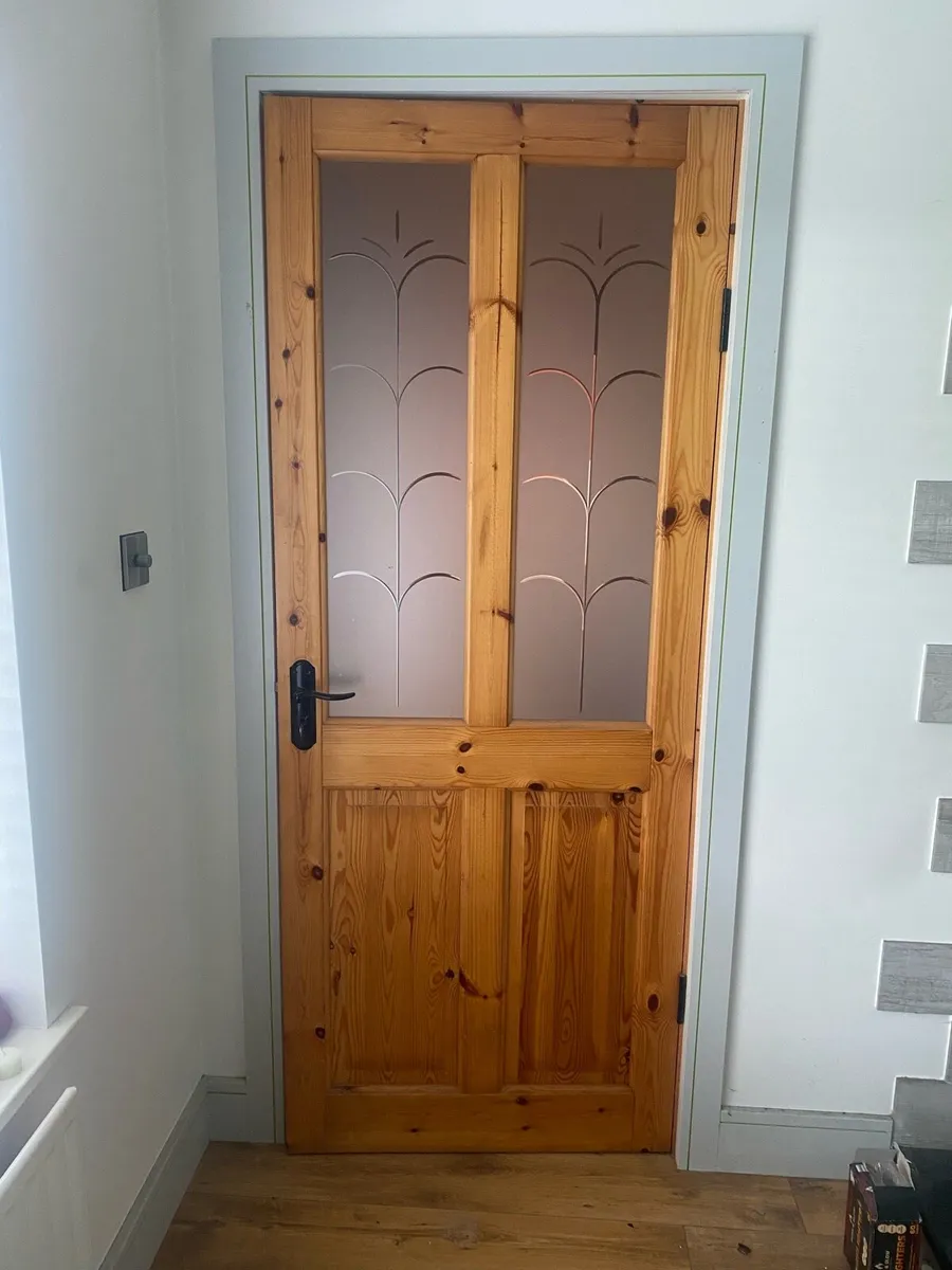 Glass panel doors 32” by 80” - Image 3